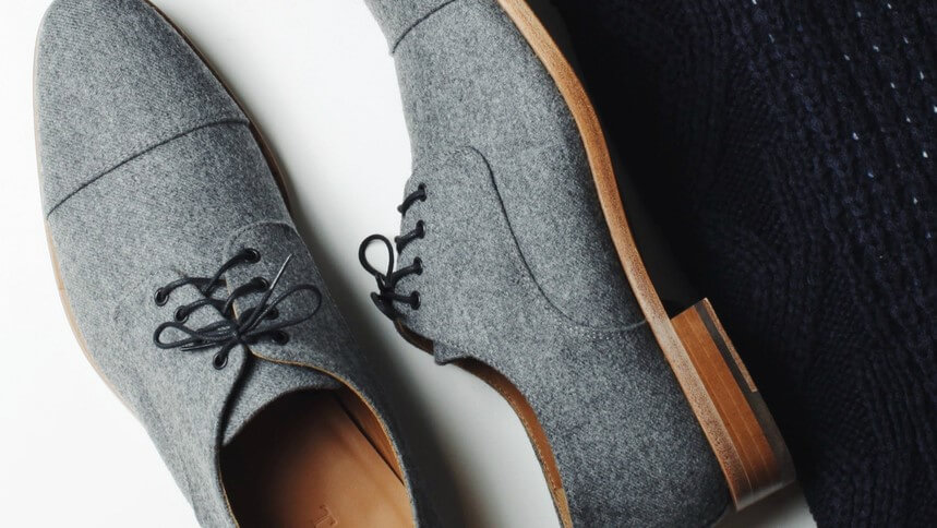 grey dress shoes